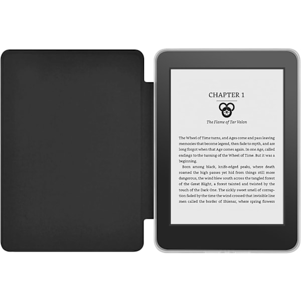 6 tuuman Kindle-kotelo (11. sukupolvi - 2024), Ultra Clear, Pehmeä, Joustava, Kirkas, TPU-takaosa Automaattisella Unen/Herätystoiminnolla