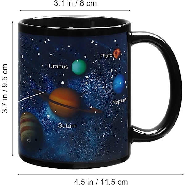 Termisk Effekt Fargeskiftende Kaffe Kopp Drikkekopp Gaver 330