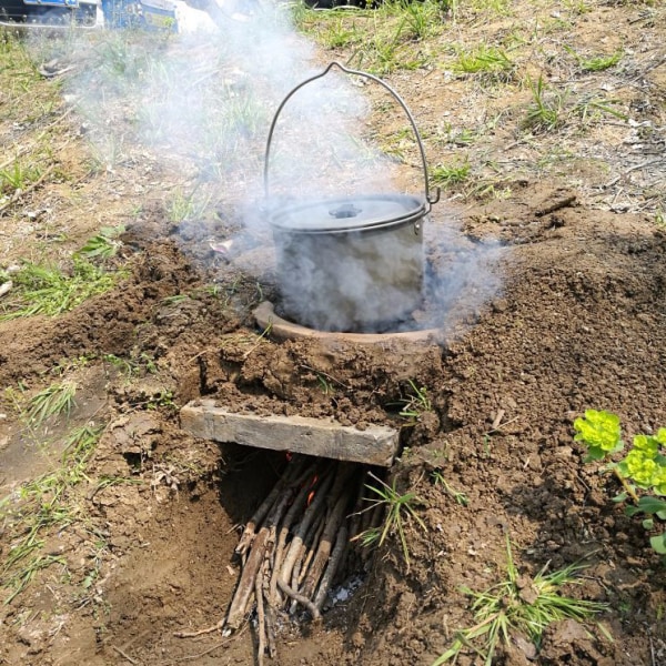 Utomhus picknick hängkruka i aluminiumlegering för camping 1