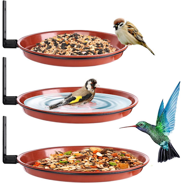 3 stk. Fuglefoder, Fuglefoder, Udendørs Fritstående Fodring