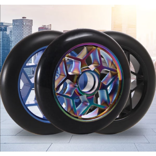 Blunt Diamond Wheel 110mm Stunt Scooter Wheel（Blå）