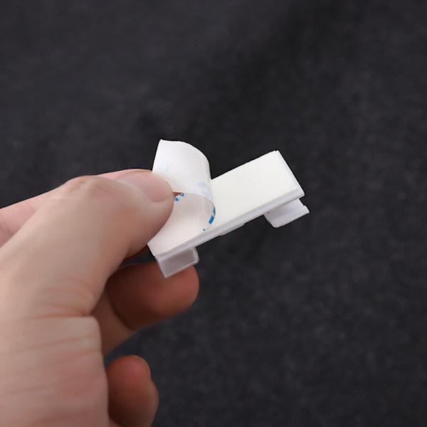 20 stk. Selvklebende Kabelklips Kabelrydding, Kabel