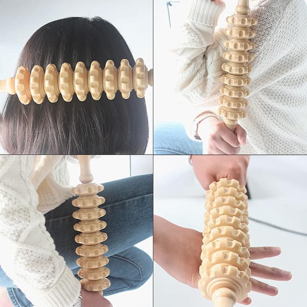 1 Styk 9 Hjul Abdominal Massager Tempel Stall Bedst Sælgende
