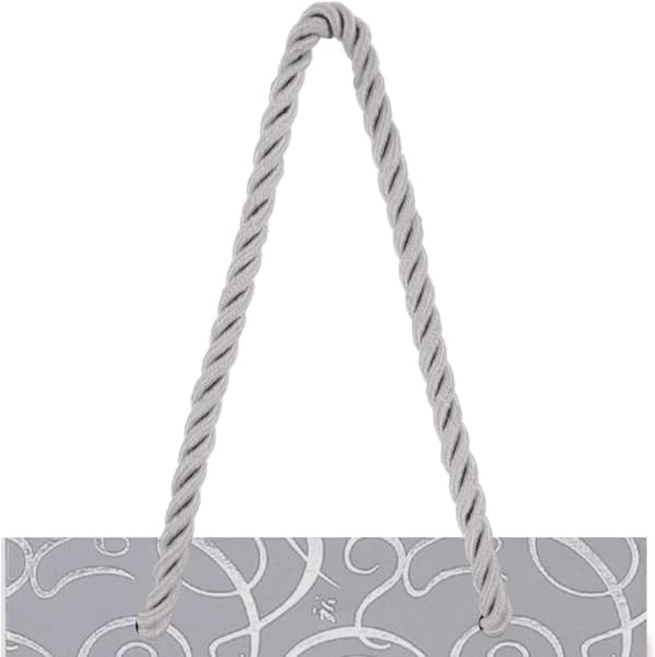 （12*10*36cm）10-pack presentpåsar silver flaskkassar för vin