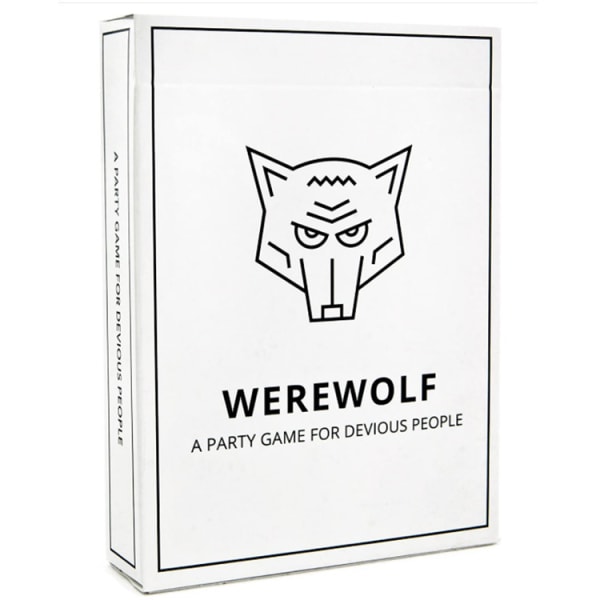 Engelsk version af Werewolf devious little white wolf casual