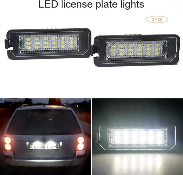 2 stk Kompatibel med Golf 4 5 6 7 Polo Scirocco18 Smd Led