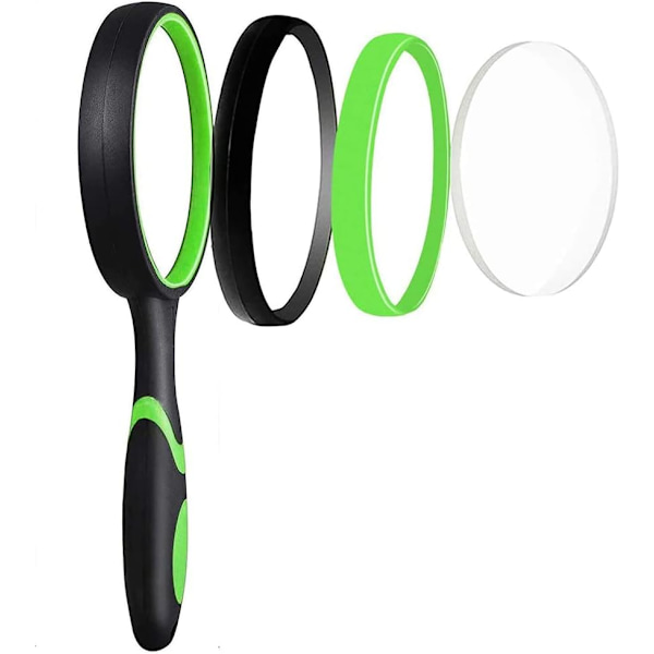 Suurennuslasi (65*165mm), 10X Lukulasin Suurennuslasi, Lasten Suurennuslasi