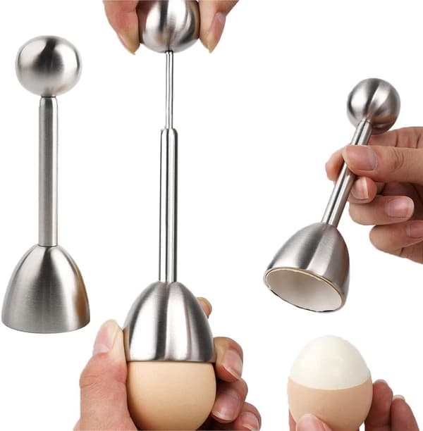 Æggeskalsseparator, Æg Topper, Æggeskalskutter, Rustfrit