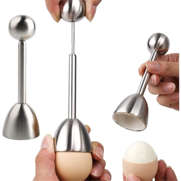 Egg-skallseparator, Egg Topper, Egg-skallkutter, Rustfritt