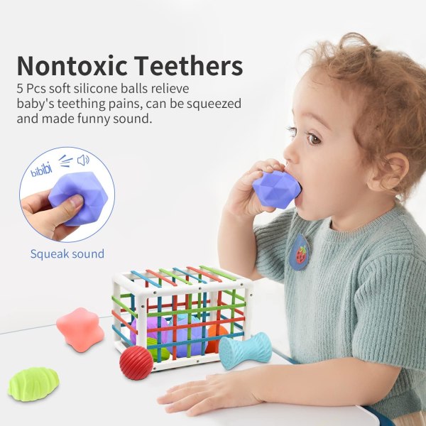 Baby Toy 1 2 Years Old, Montessori Sensory Games for Baby 6 9 12