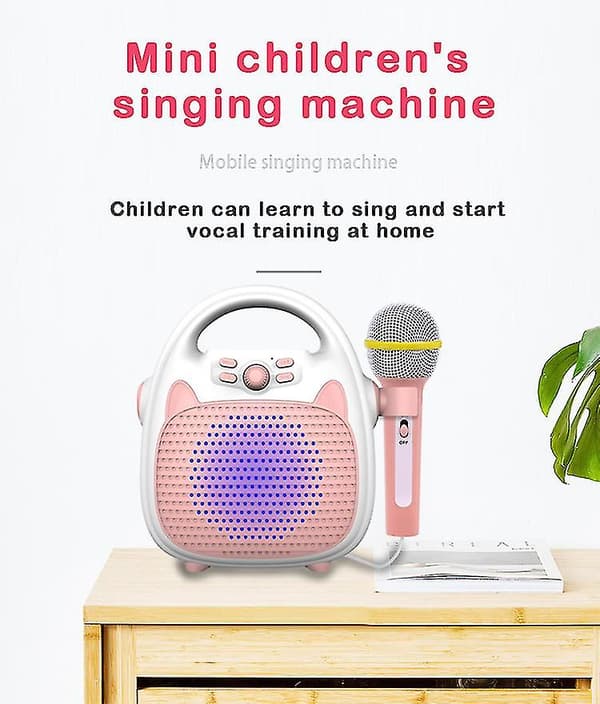 Lapset Mikrofonilla Stereo Integroitu Mikrofoni Karaoke Mac