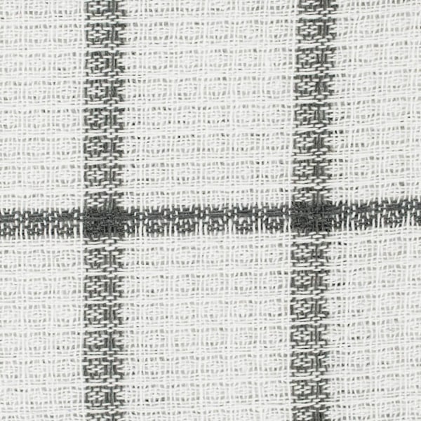 Dishcloths Collection Windowpane Disktrasa Set, 12x12, Vit/Grå Randig, 6-pack