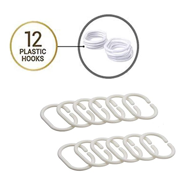 4-pack duschdraperisets för Halloween med matta, Halloween-häxa