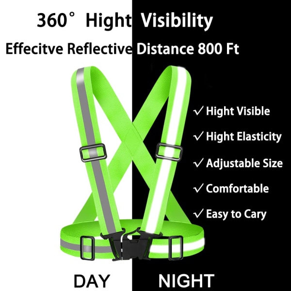 High visibility reflective vest