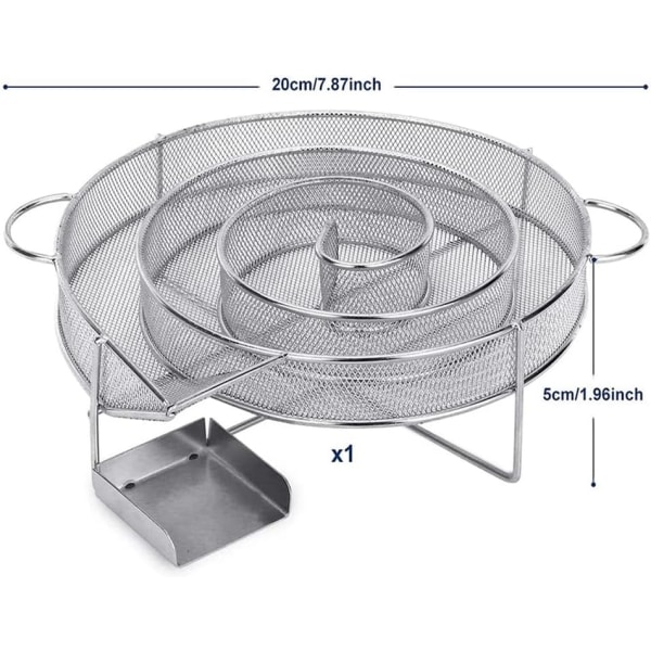 Røyker for kjøtt og fisk, røykgenerator for røyker, 304 rustfritt