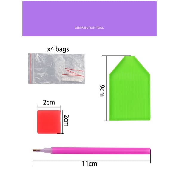 Diamantmaleri Kits 30x40cm til Voksne, Kits