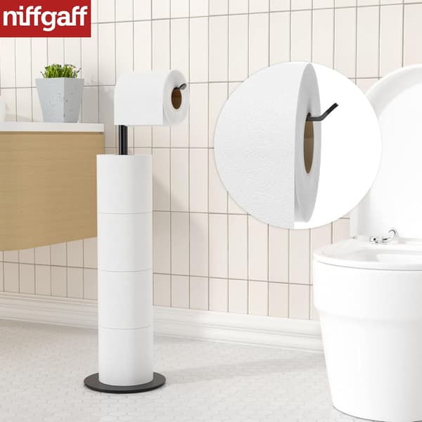 Toiletpapirholdere til badeværelset Toiletpapir opbevaring, Rustfrit stål