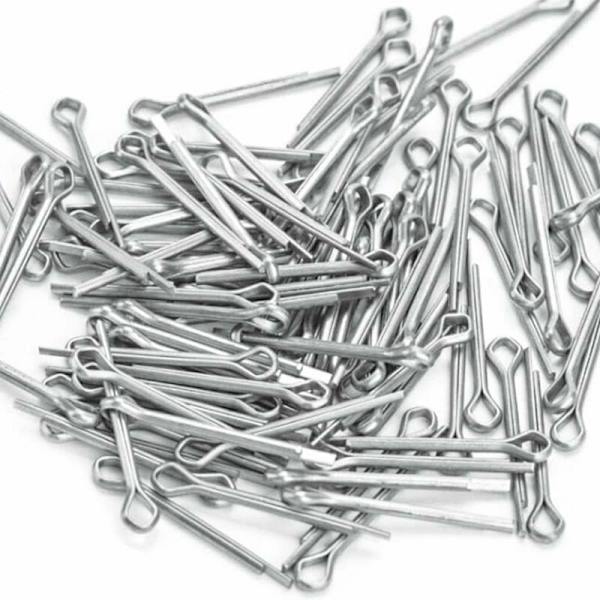Cotter Pin 150 stykker 304 rustfritt stål låsepin sortiment