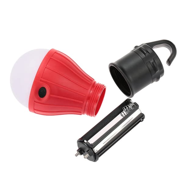 4-pack Campinglampor med Plug-in (Röd Blå Grön Orange), LED