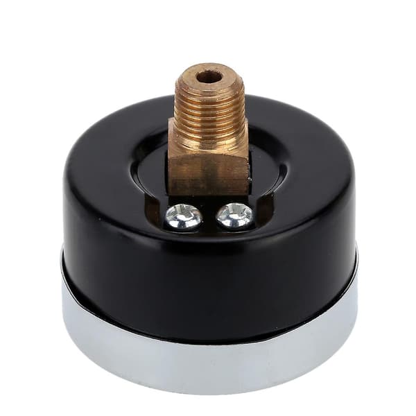1/8\" BSPT Luftkompressor Hydraulisk Tryckmätare 0-60 PSI Bakre Montering 40mm Urtavla