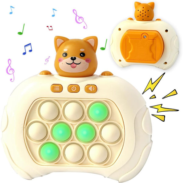 Snabb Tryck-Bubbla Spel för Barn & Vuxna, Mini-Handhållen Snabbhastighet Tryckspel, Stressavlastande Pop Fidget Spel Leksaker