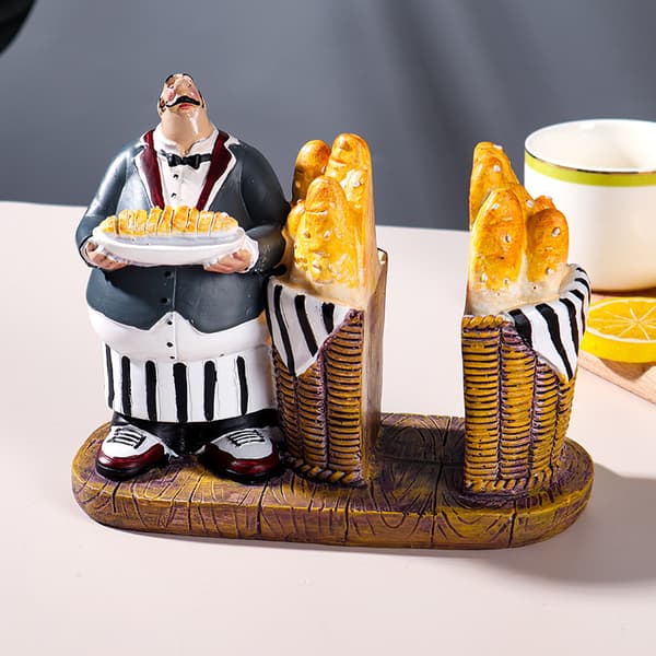 Kaffehusprydnader Bar kock papperservetthållare Kreativ