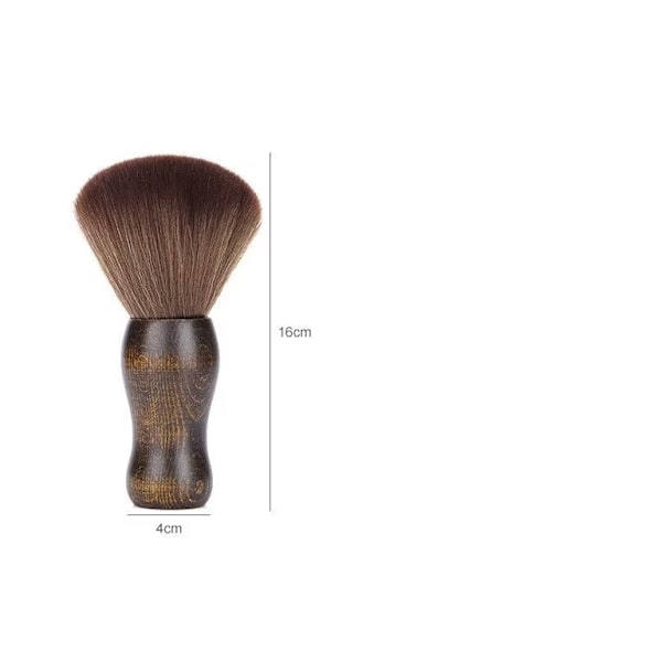 Hårklippningshalsbørste - Professionel Sort Ultra Blød Barber