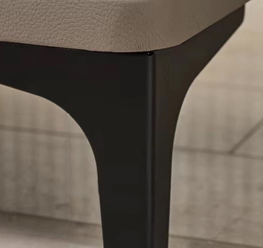 Sett med 2 metall sofabein 15 cm, metall kaffebordbein