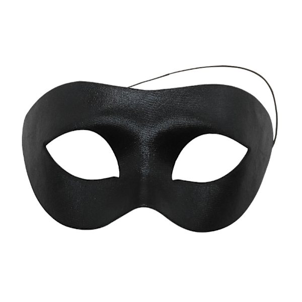 Sort maskerademaske, Halloween maskerade masker, sort mardi