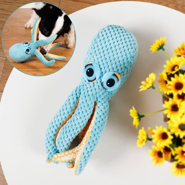 Plushleker til hunder, interaktive tyggeleker for hunder, plussleker for