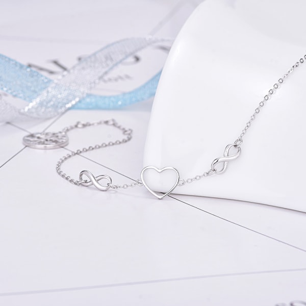 Justerbart armband i 925 sterling silver för kvinnor och flickor