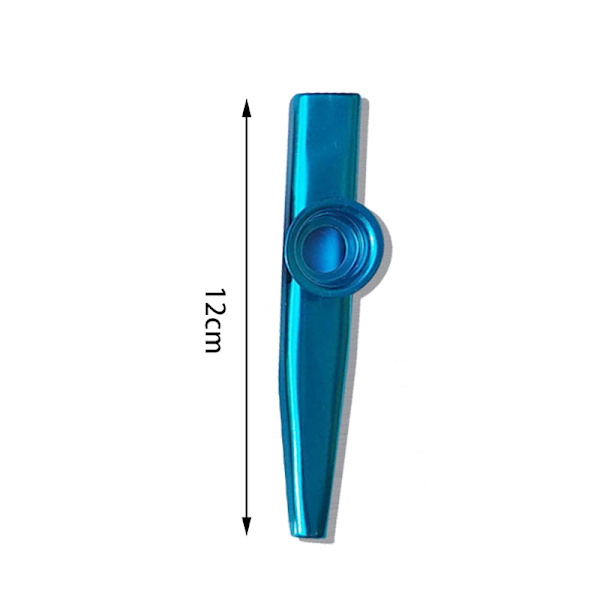 6-delt kazoo metallinstrument farget kazoo flerdelt sett ,