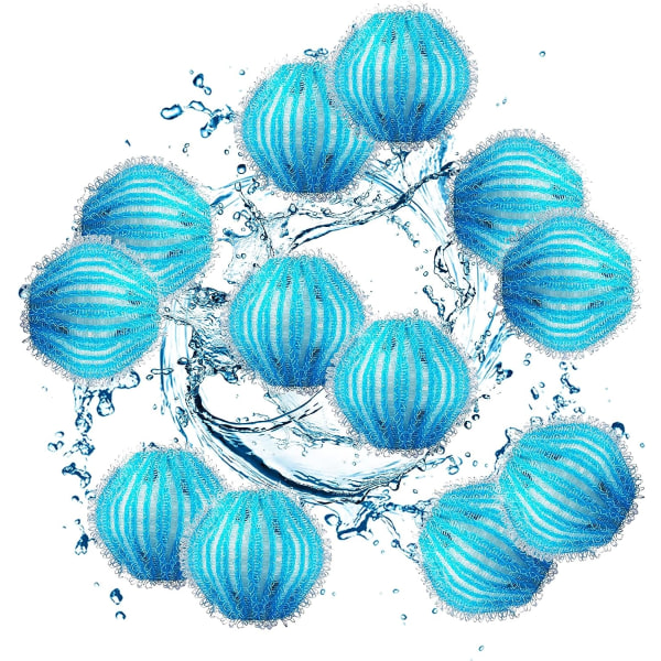 Tvättmaskinshårborttagare (blå, 12 st), tvättmaskinshår