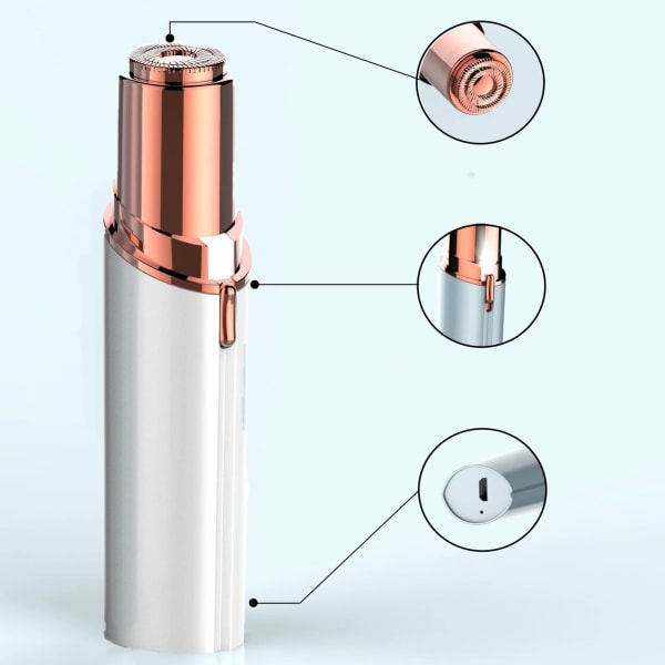Elektrisk hårfjerner for kvinner, 1 stk