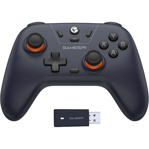 Nova Lite Trådløs Kontroller, Tri-Mode Tilkobling, PC Gamepad Joystick for Windows PC/Switch/Stem/iOS/Android, med Hall Effect Trigger, Dobbel Vibra