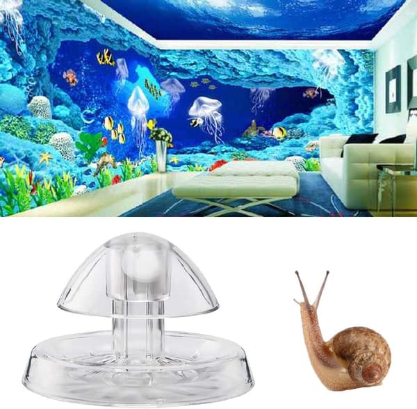 2 st snigel fällor, akvariefällor, plast snigel fällor, plast