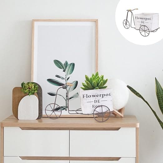 1 Stycke Cykelplanterare Rustik Patio Planter Planter Växt