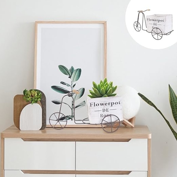 1 Stykke Sykkelplanter Rustikk Patio Planter Planterplante