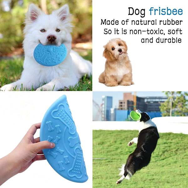 2 kpl Frisbeetä koiralle, Koiran frisbee Ø 18,5 cm, Frisbee