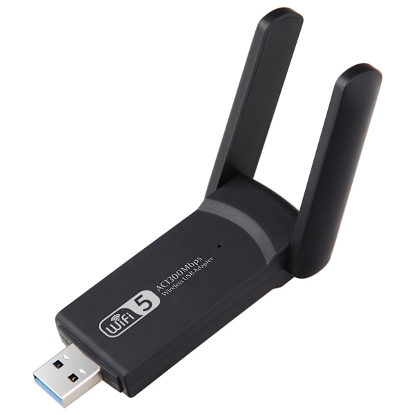 1300Mbps 2.4G/5G Dual Band USB 3.0 WiFi-adapter med antenn