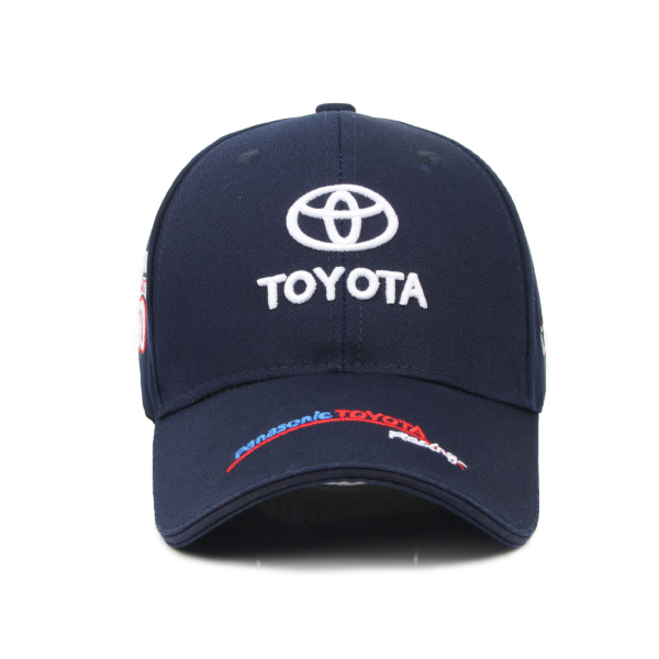 TOYOTA cap F1 cap med böjd cap - marinblå
