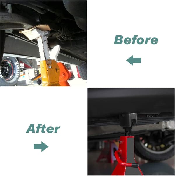 Universal Gummi Split Frame Rail Pinch Weld Beskytter Jack Pad