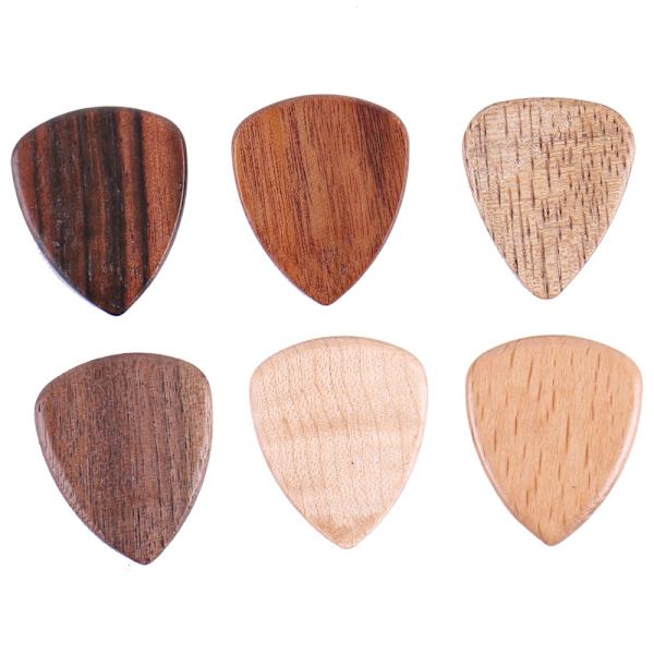 2 st Guitar Picks, Buffelhorn Plectrum för Akustisk Elektrisk