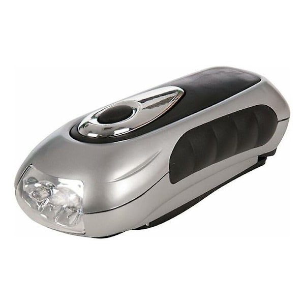 Handvev ficklampa Ingen batterier krävs, miljövänlig, för camping, vandring