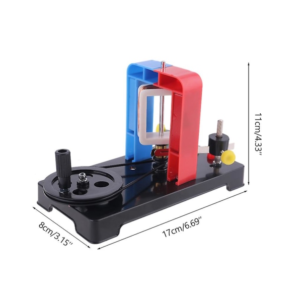 DIY Dynamo pedagogisk leketøy Faraday elektromagnetisk induksjon undervisningsrekvisita