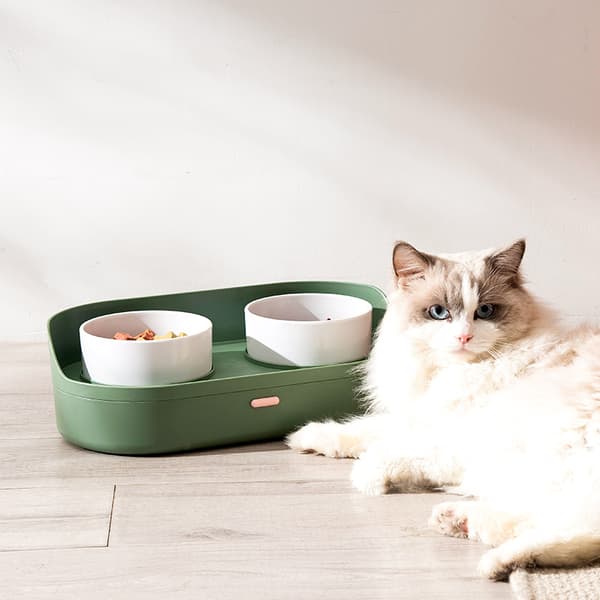 Röd Automatisk Vattenbehållare för Katt