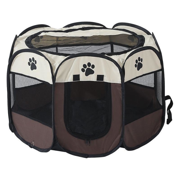 1 pcs Portable Foldable Pet Dog Cat Fence Pet Delivery Room Tent