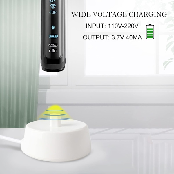 Reseförpackad laddare för elektrisk tandborste
