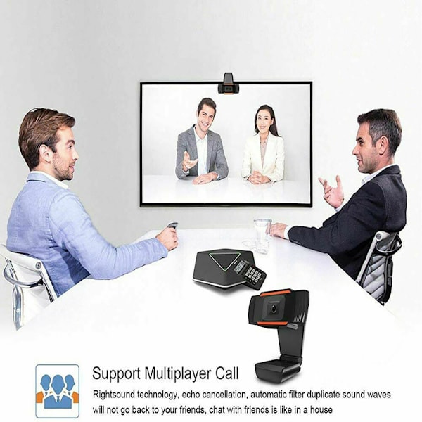 Webcast 720P USB HD-kamera for bærbare datamaskiner HD-webkamera Mikrofon