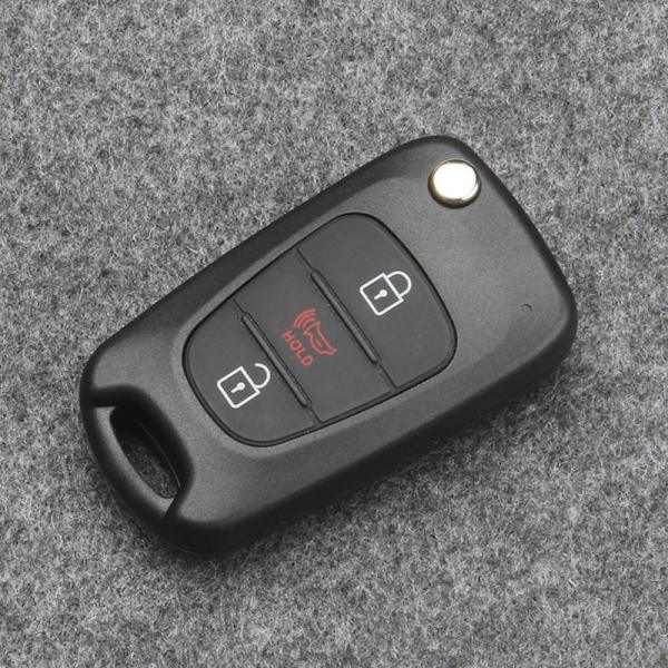 Passar till modern Kia bil fällbart fjärrkontroll nyckelhus